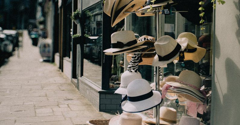 Display Lifespan - Free stock photo of hats, high street, shop