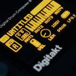 OLED Screens - Close-Up View of a Digitakt Sampler Display
