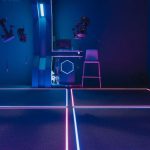 VR Headsets - Room with Hanging VR Headsets