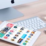 Applications - White Tablet Computer on Apple Magic Keyboard Near Apple Magic Mouse