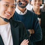AR Headsets - People Standing Near the Window with Blinds